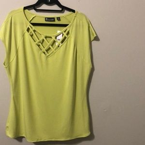 Green New York and Company Blouse